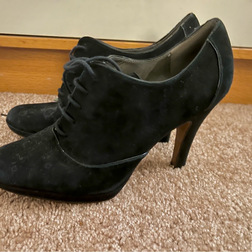 Circa Joan & David Suede Oxford Heels